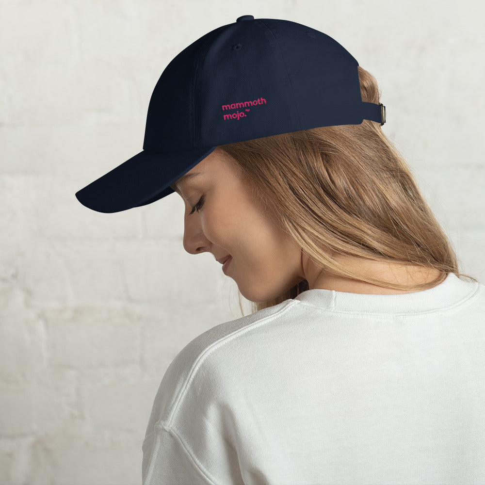 "On coffee break." Dad hat - Navy edition.