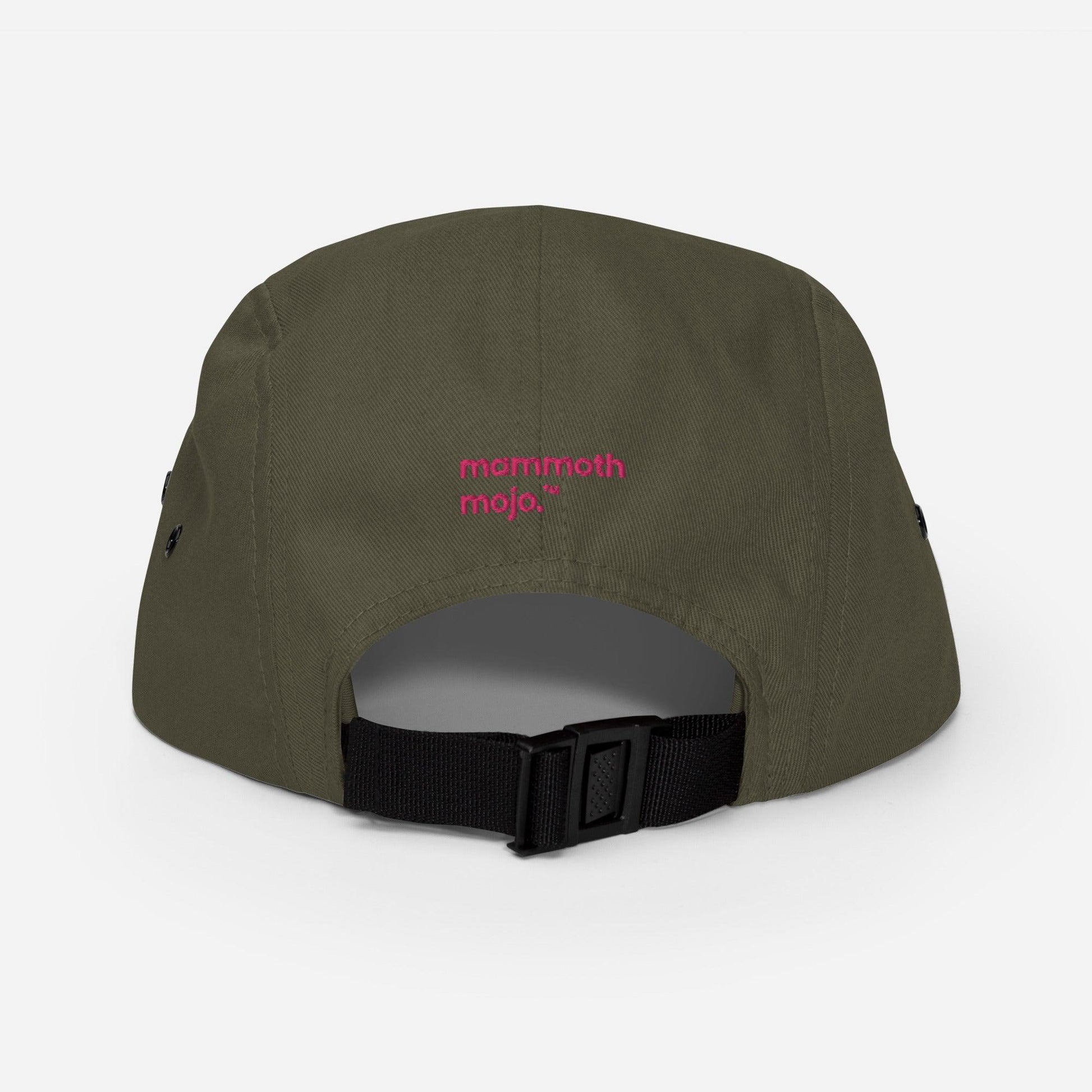 "Pivot." Olive 5 Panel. - Mammoth Mojo