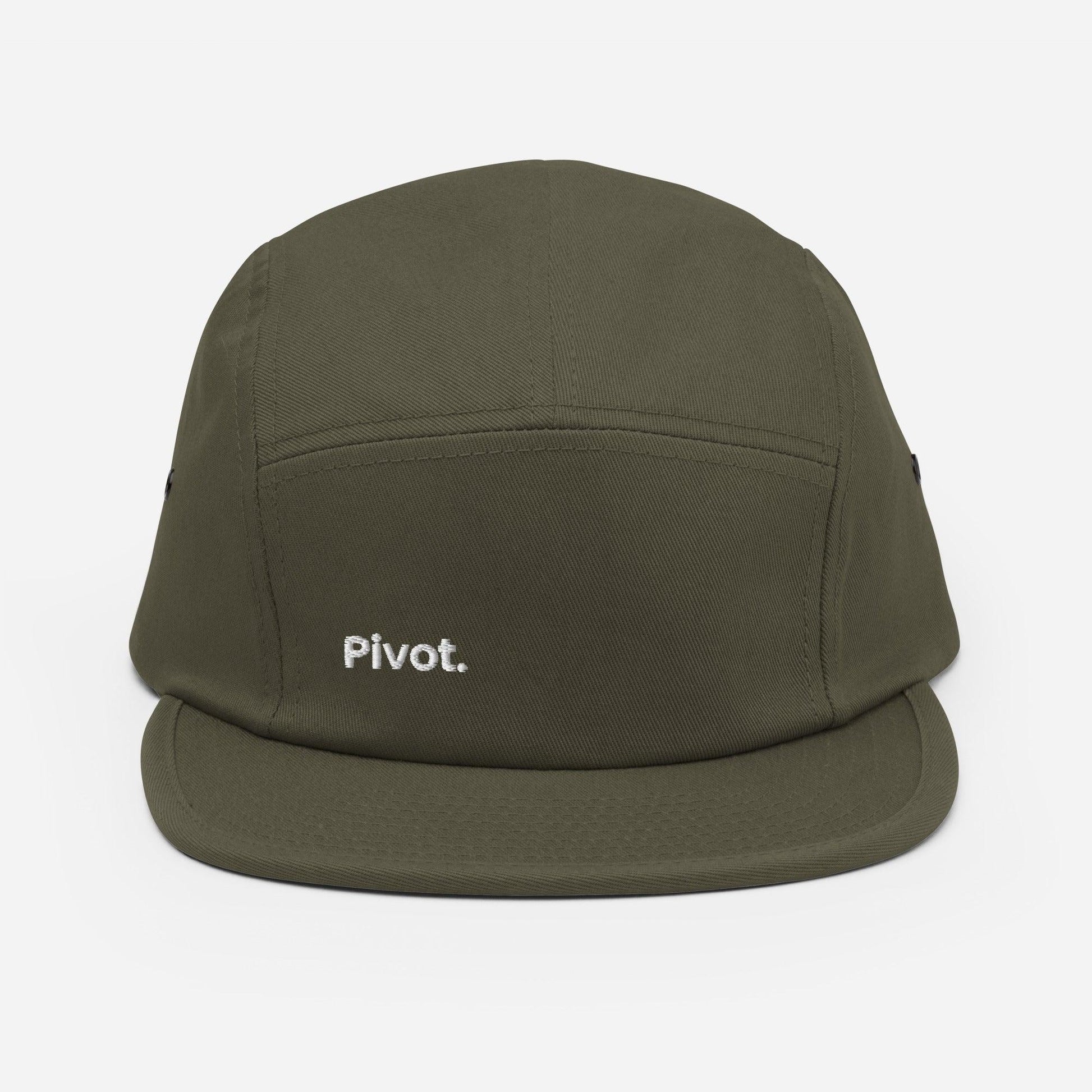 "Pivot." Olive 5 Panel. - Mammoth Mojo