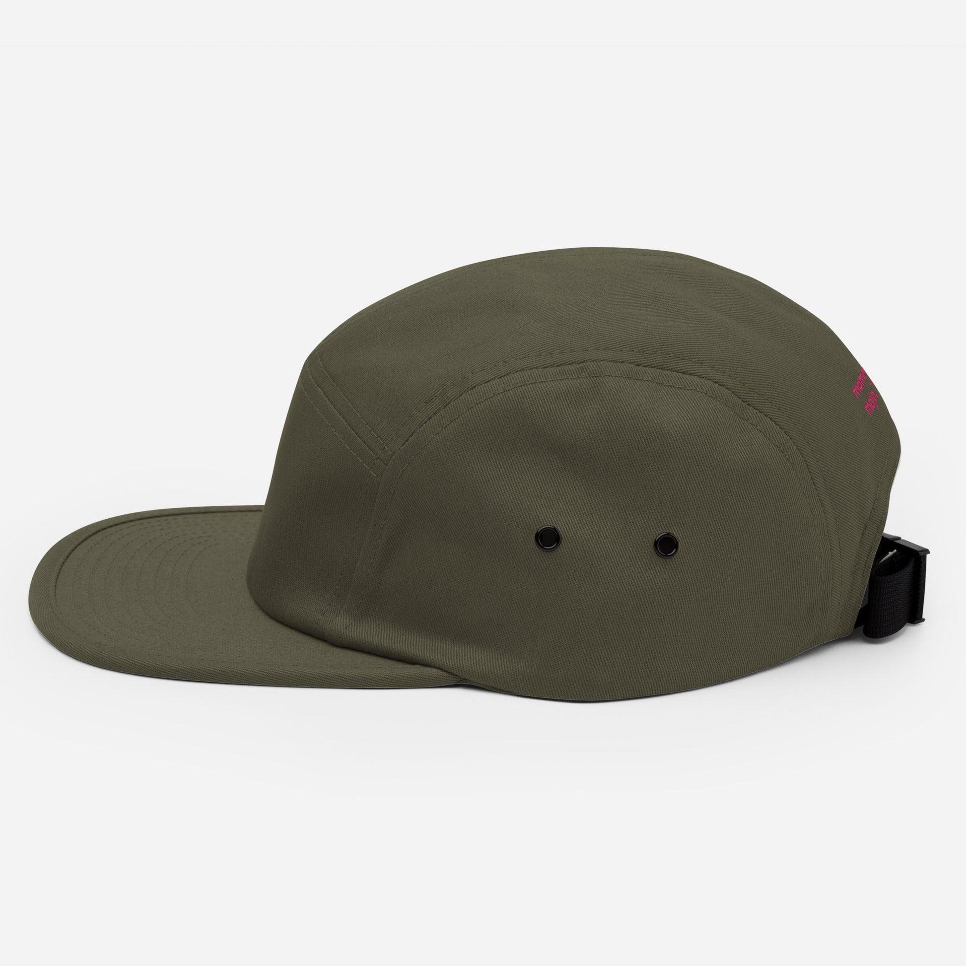 "Pivot." Olive 5 Panel. - Mammoth Mojo