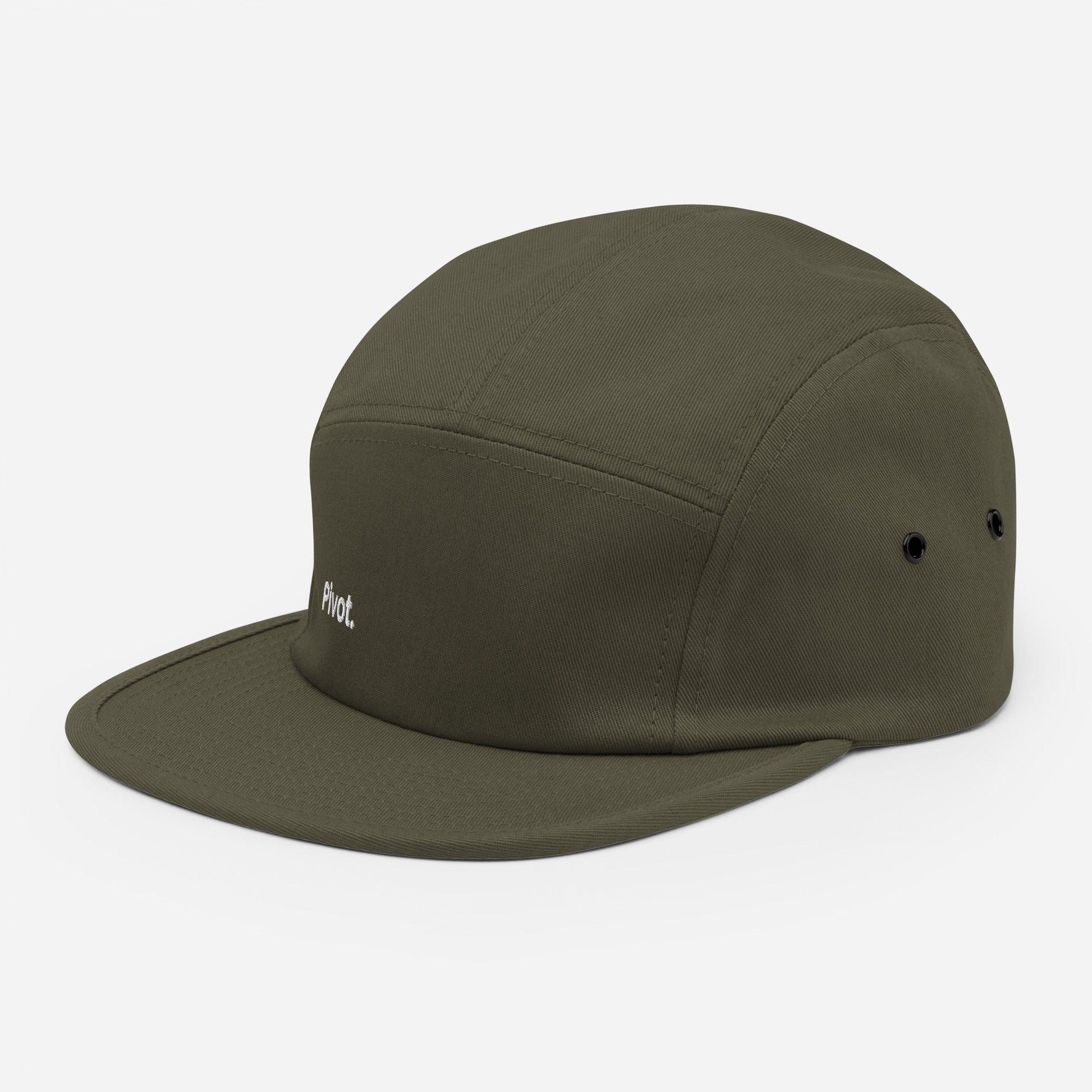 "Pivot." Olive 5 Panel. - Mammoth Mojo