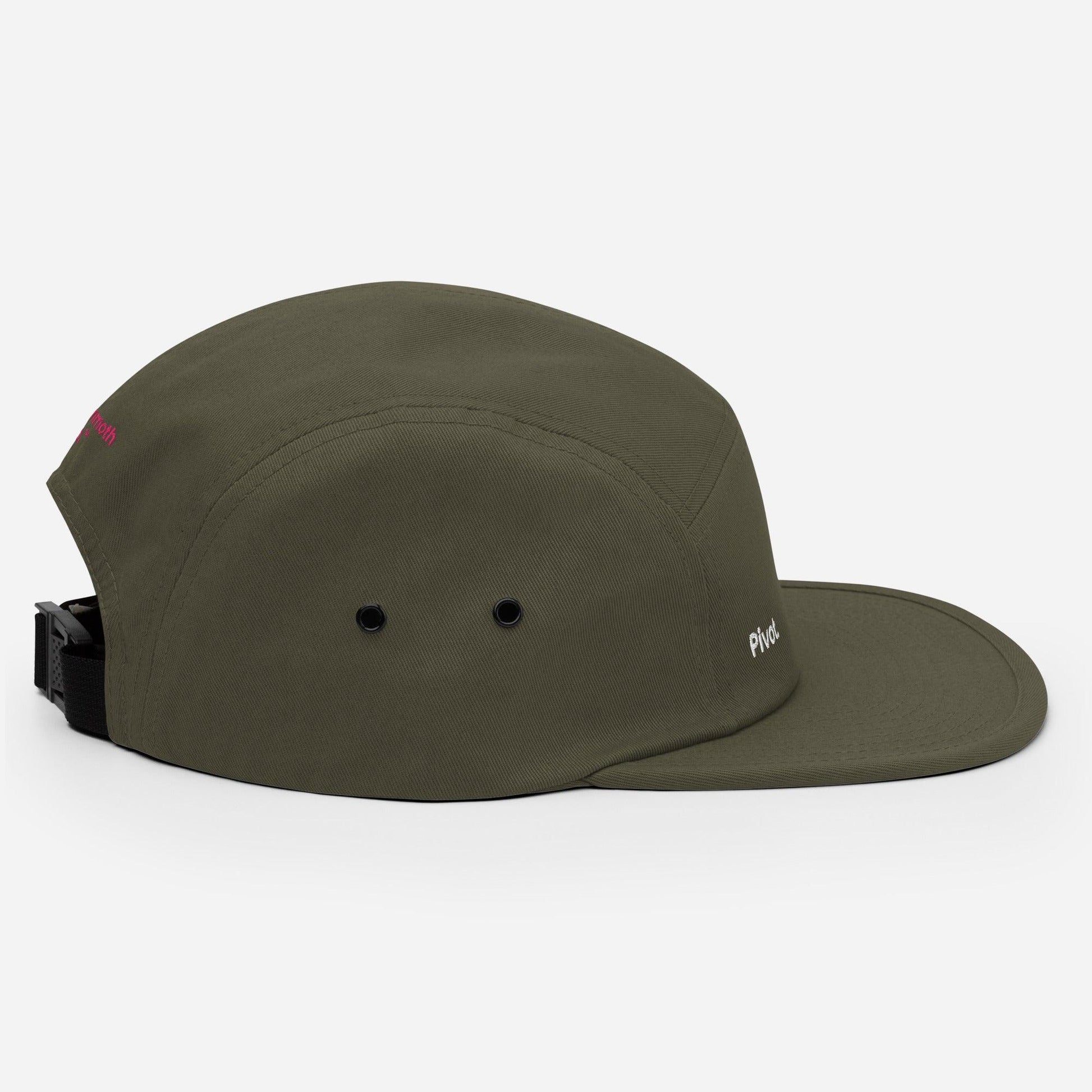 "Pivot." Olive 5 Panel. - Mammoth Mojo