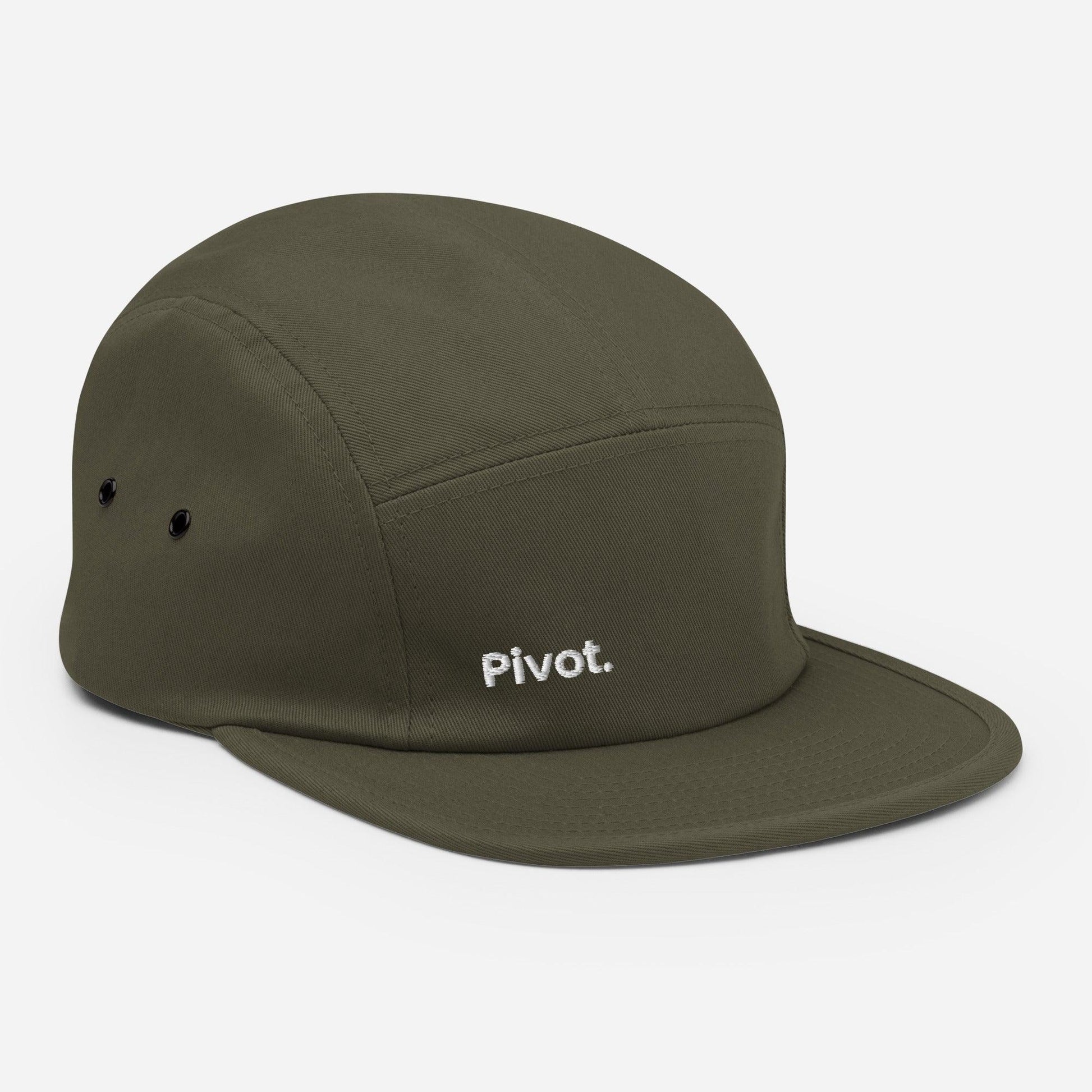 "Pivot." Olive 5 Panel. - Mammoth Mojo