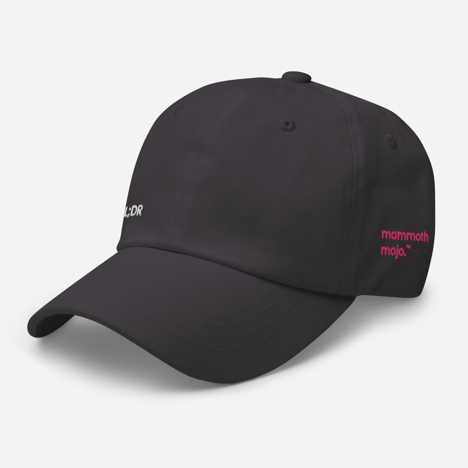 TL;DR Dad Hat — Dark Grey Edition. – Mammoth Mojo