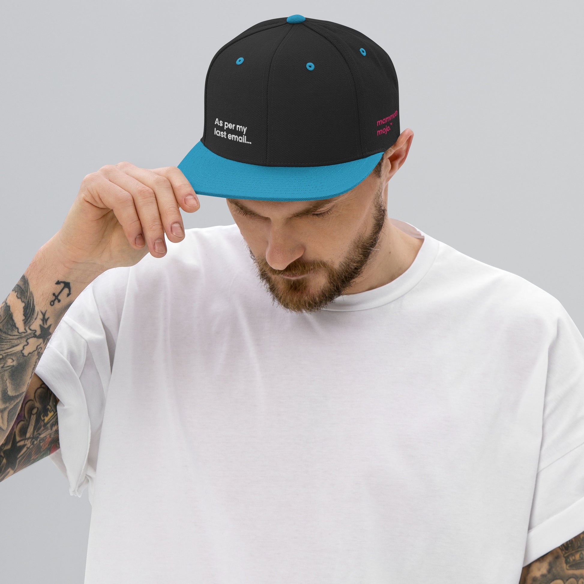 https://mammothmojo.com/cdn/shop/products/classic-snapback-black-teal-front-62bb1ab797784.jpg?v=1656429287&width=1946