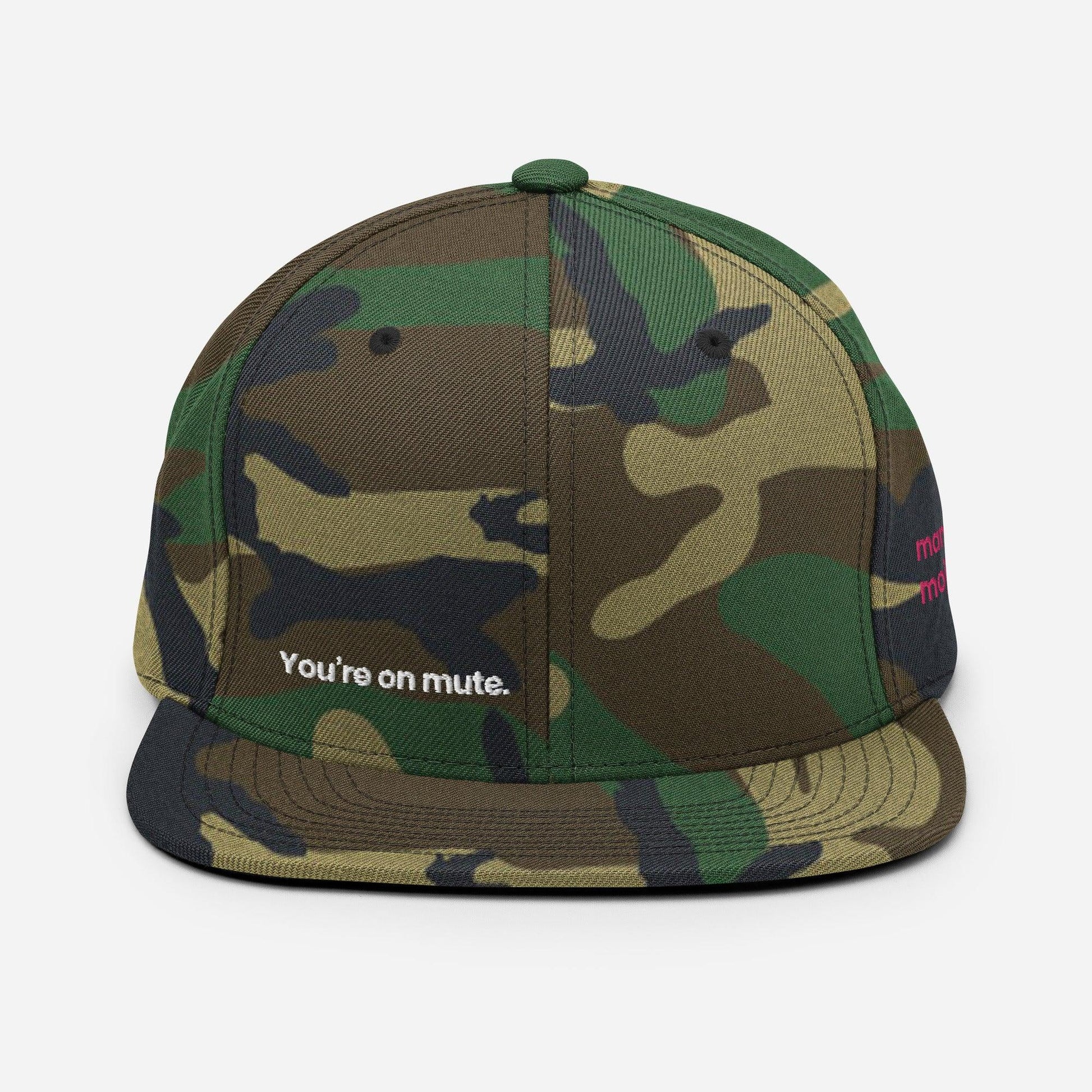 "You're on mute." Camo edition. - Mammoth Mojo