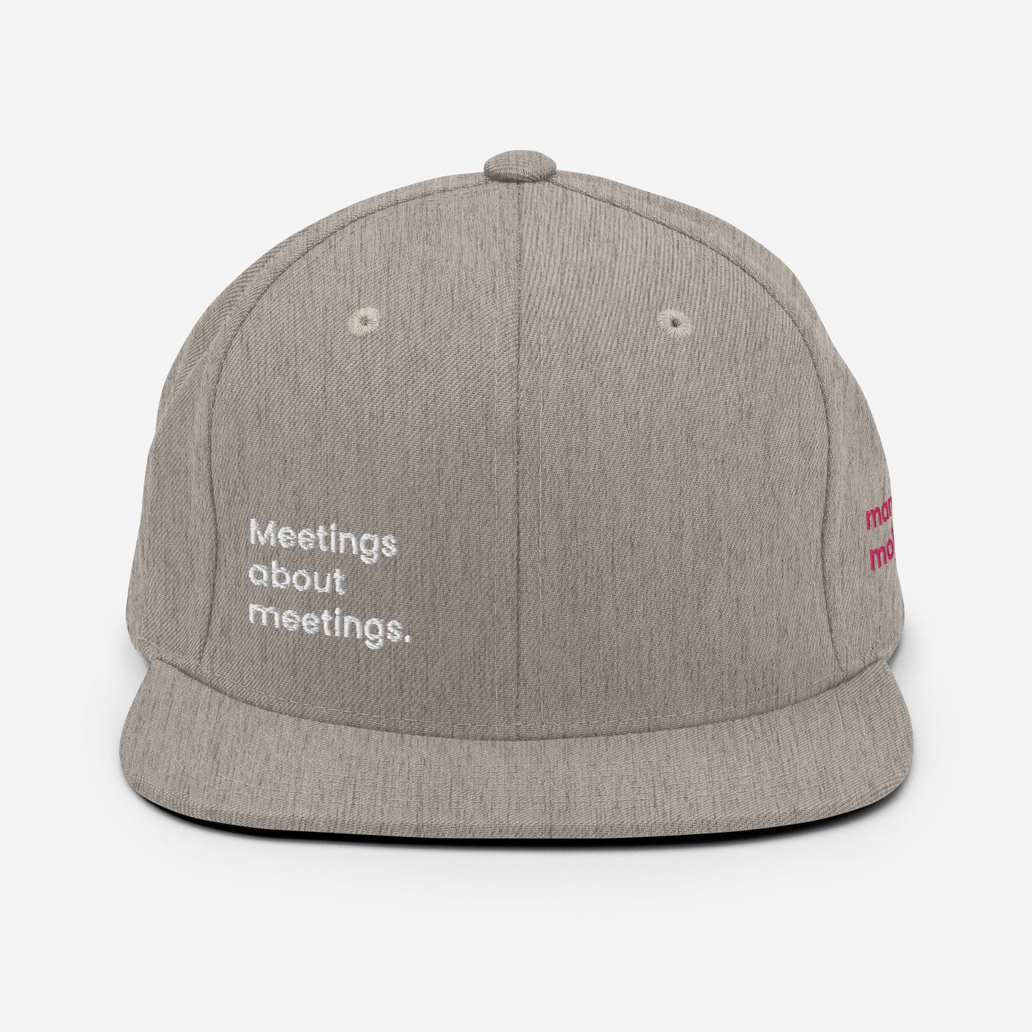 "Meetings about meetings." Heather edition. - Mammoth Mojo